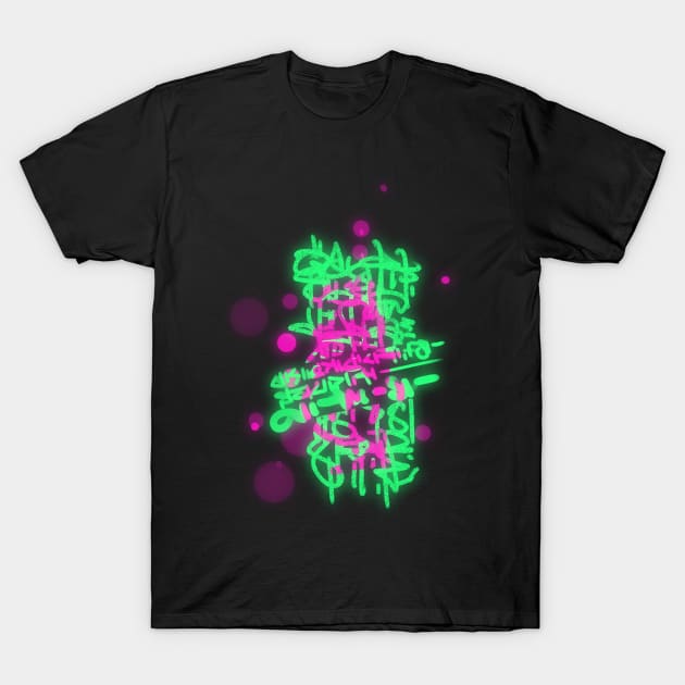 NEON GRAFFITI T-Shirt by DenielHast